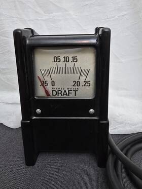 Tridicatorg10345 Ametek U.s. Gauge Mechanical Draft Inches Water Works Tool
