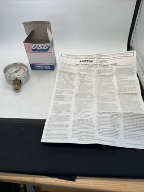 165522a Ametek Usg - 30 Psi 200 Kpa 2 Inch Pressure Gauge Cbm P618k Spec