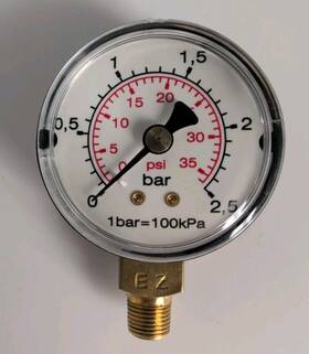 169470 Ametek Usg Pressure Gauge 0-36 Psi 2.5 Bar 2 Inch Dial Face 1/8 Npt Mount - Bulk Lot 35