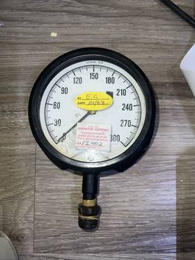 19226 Ametek Usg U.s. Gauge Analog Pressure 0-300 Psi Nasa-jsc Certified - L5b1