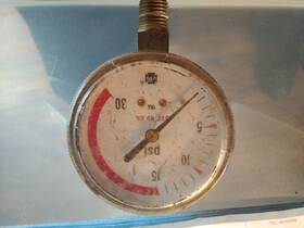 45501 Ametek Usg Us Gauge 30# 30 Psi 2 Inch Bottom-mount Brass Pressure 1/4 Npt