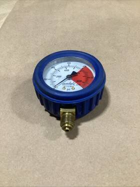 681.7122.060.02 Amtec Hydraclamp High-pressure Gauge 0-8700 Psi