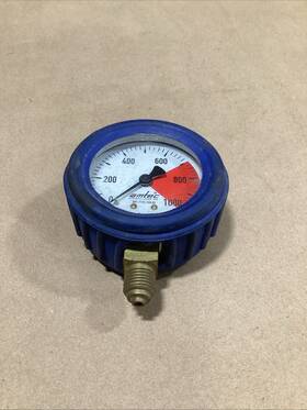 681.7122.100.02 Amtec Hydraclamp High-pressure Gauge 0-1000 Psi