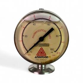 Anderson 9936524 Pharmaceutical Series Oil Filled Pressure Gauge Best Offer
