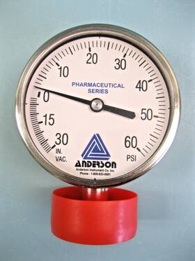 Em031010041015a0000 Anderson 1-1/2 Inch Tri-clamp -30 In Vac To 60 Psi Sanitary Diaphragm Gauge L16