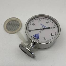 Em069010041011a Anderson-negele Sanitary Pressure Gauge 60psi Pharmaceutical Series