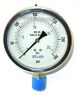 As402lbp Pic Gauge Face Case Psi Kpa Bar Npt Lower Filled