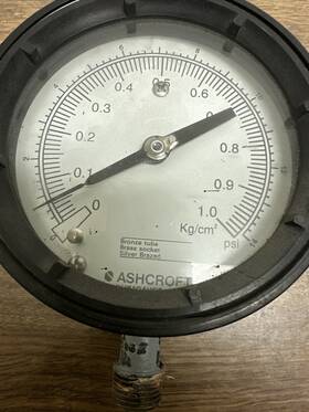 Ashcroft 0-1kg/cm2 Pressure Gauge 0-14 Psi