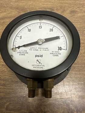 Ashcroft 0-30psid Differential Pressure Gauge
