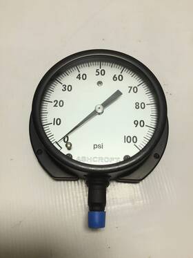 0214164 Ashcroft General Service Gauge 4-1/2 Inch Aluminum Case 100psi 1/4 Npt