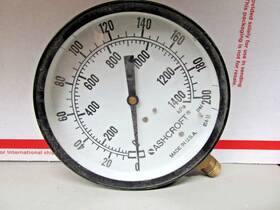 054-11 Ashcroft 4.5 Inch Pressure Gauge 1/4 Npt 0-200 Psi 054-11 Ashcroft 4.5 Inch Pressure Gauge 1/4 Npt 0-200 Psi