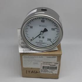 100-t550c Ashcroft Pressure Gauge 0-200psi