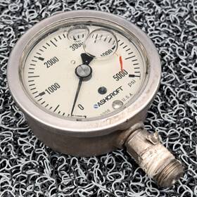 8902 Ashcroft 1008/8902 0-5000 Psi 1008 Pressure Gauge 2-1/2 Inch Dial / 8902. 1/4 18 Thread Count