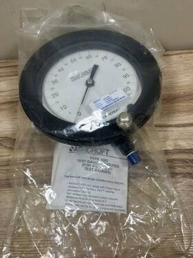 1082as6002l15 Ashcroft 1082 0-100 Psi 6 Inch Pressure Gauge -made In Usa- Pre-owned