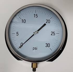 115d-854c Ashcroft Unbranded 30psi Size 8 Inch 1/4 L.m. Pressure Gauge 1es3-1