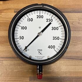 1279-s Ashcroft Duragauge 1279s Air Pressure Gauge 6 Inch 1/4 0-400psi Made In Usa