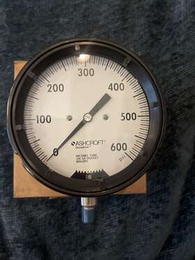 1288wd Ashcroft 4-1/2 Inch Duradrive Process Gauge 0-600psi