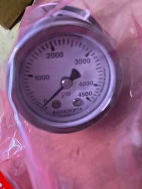 Xljpouctu-4500 Ashcroft 12m95058 Gauge 0-4500 Psi 40-1008s-01b