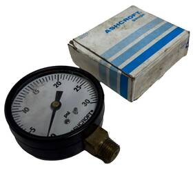 1354g Ashcroft Pressure Gauge 0-30 Psi 2-1/2 Inch