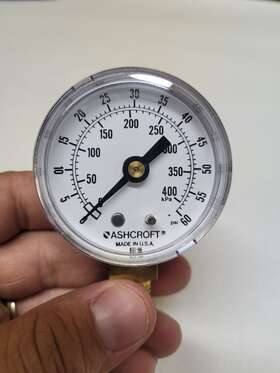 15a8419x282 Ashcroft Pressure Gauge 0-60 Psi 2 Inch Pn