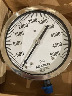 60-1009s-04l-xpxpd Ashcroft 1ba14994-024 General Service Gauge 5000# 6 Inch