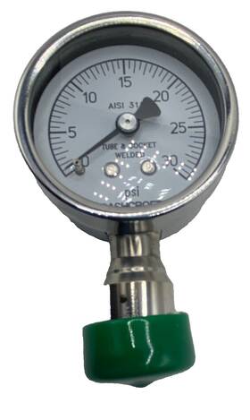 20-1032-s-75l-30 Ashcroft 20-1032-s-75l-30# Sanitary Pressure Gauge Size 2 Inch 201032s75l30#