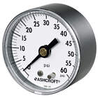 20w1005ph02b60 Ashcroft 20w1005ph02b60# Gauge Pressure 0 To 60 Psi Back 2 In