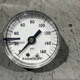 238b486-02 Ashcroft Pressure Gauge 160psi Used Free Shipping