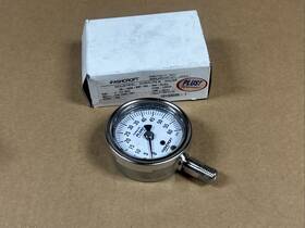 25-1009-sw-02l-60 Ashcroft 25-1009-sw-02l-60#-xljll 60psi 2-1/2 Inch Pressure Gauge 1/4 Npt Fast Ship