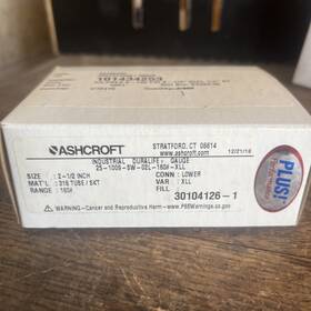 25-1009-sw-02l-160 Ashcroft 25-1009-sw-02l-xll Nos Duralife Plus 25-1009-sw-02l-160#-xll 0-160psi