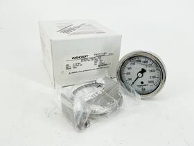 25-1009-swl-028-3000 Ashcroft 25-1009-swl-028-3000#-xuc New Pressure Gauge 2-1/2 Inch 3000psi 316 Tube