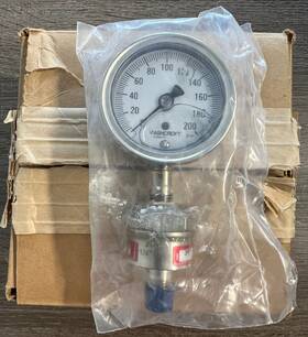 25-1009-swl-02l-200 Ashcroft 25-1009-swl-02l-200#-xcg Pressure Gauge 0-200