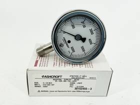 25-1009-swl-02l-6000 Ashcroft 25-1009-swl-02l-6000# New Pressure Gauge 2-1/2 Inch 6000psi 316 Tube