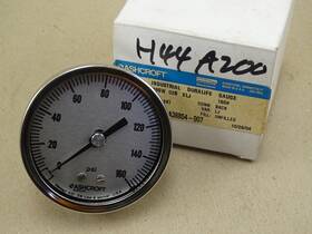 25-1009sw-02b-xlj-160 Ashcroft 25-1009sw-02b-xlj-160# 2.5 Inch Duralife Gauge 0-160 Psi 1/4 Npt