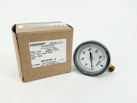 25-1490-a-02l-300iw Ashcroft New Pressure Gauge 2.5 Inch 0-300iw 1/4 Npt