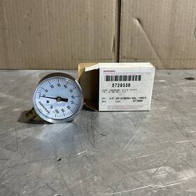 25-w-1005-h-02l-100ps Ashcroft 25-w-1005-h-02l-100 Type 1005 Commercial Pressure Gauge 0-100 Psi Nos