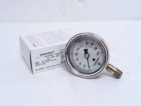 251009awl02l200 Ashcroft 251009awl02l200# 248897 New In Box Liquid Filled Pressure Gauge Ss
