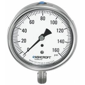 251009swl02l2000 Ashcroft 251009swl02l2000# Pressure Gauge To 2000 Psi 1/4 In Mnpt