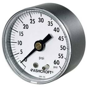25w1005ph02bv Ashcroft 25w1005ph02bv/30# Gauge Pressure 30in Hg Vac To 0/30 Psi
