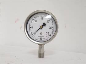 225322 Ashcroft 2f189 New-no Box Pressure Gauge 0-30psi 1/4 Inch Npt 2-1/2 Dial