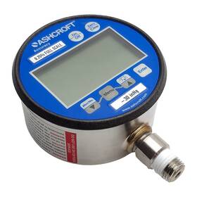 Ashcroft 302074sd02lxblcylmnb30/0imv Digital Vacuum Gauge 1/4npt 30in/hg