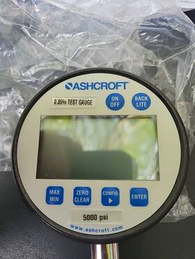 302089sd02l5000 Ashcroft 302089sd02l5000# Digital Test Gauge 5000 Psig Psi New