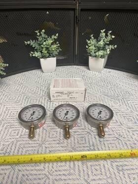 30222120-2 Ashcroft 4 Qty Bulk Lot Duralife Pressure Gauge 2-1/2 Inch 200# New
