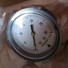 30510024-2 Ashcroft Low Pressure Gauge 2-1/2 In 30 Inh2o 1/4 Back Mount Mpn