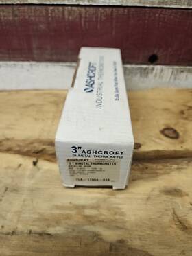 7la-17004-015 Ashcroft 30bi60r04050/550f Bimetal Thermometer 3 Inch 6 Stem 50-550 F 1/2 Npt