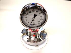 316l-402 Ashcroft 402 316l 100 Psi Gauge New