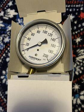 35-1009-aw-02l-200 Ashcroft 35-1009-aw-02l-200# Stainless Steel Duralife Pressure Guage