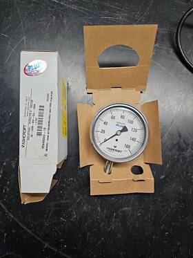 35-1009-sw-02l-160 Ashcroft 35-1009-sw-02l-60#-xll 3.5 Inch Duralife 160# 316 Stainless Gauge 35-1009-sw-02l-160#