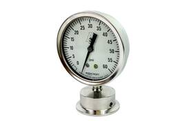 35-1032sl-20l Ashcroft Glycerin Filled Air Pressure Gauge 0-60 Psi