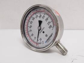 351009swl02lx45300 Ashcroft 191607 New-no Box Pressure Gauge 300psi 1/4npt